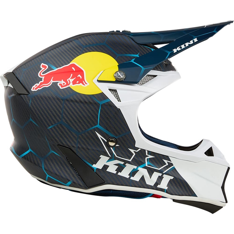 Motokros kaciga KINI Red Bull MXC2 2.0 plavo-bijela