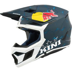 Dječja motokros kaciga KINI Red Bull MX3 1.0 plavo-bijela