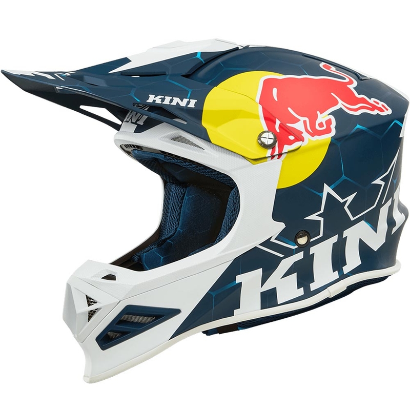Motokros kaciga KINI Red Bull MXC1 1.0 plavo-bijela