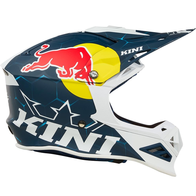 Motokros kaciga KINI Red Bull MXC1 1.0 plavo-bijela