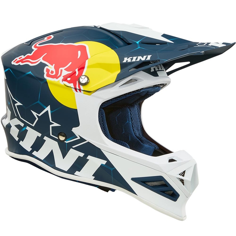 Motokros kaciga KINI Red Bull MXC1 1.0 plavo-bijela