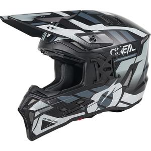 Motokros kaciga O'Neal EX-SRS Dust crno-siva