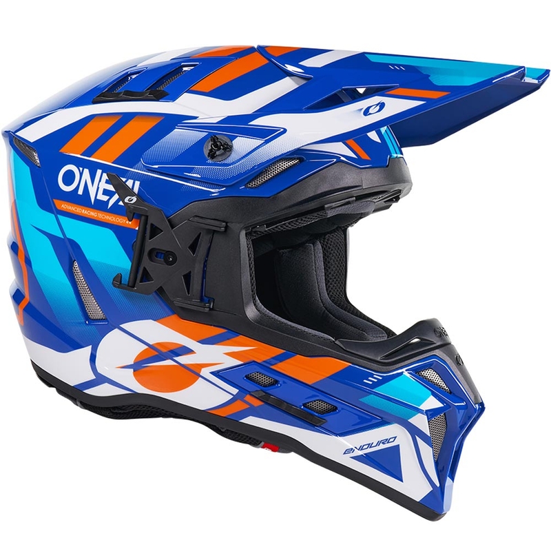 Motokros kaciga O´Neal EX-SRS Dust plavo-narančasta