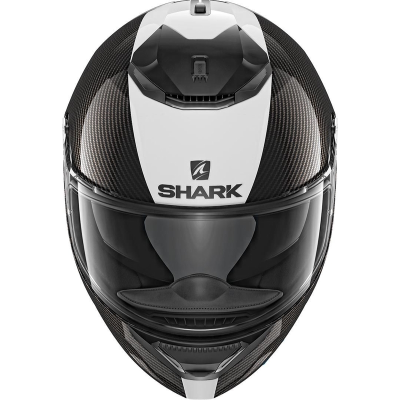 Integralna kaciga SHARK SPARTAN CARBON Skin crno-bijela