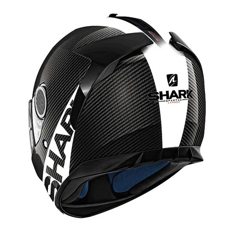 Integralna kaciga SHARK SPARTAN CARBON Skin crno-bijela