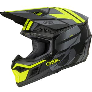 Motokros kaciga O´Neal 3SRS Ride mat crno-sivo-fluo žuta