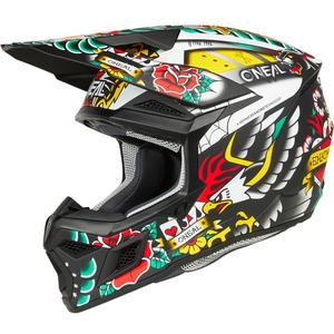 Dječja motokros kaciga O'Neal 3SRS Inked višebojna