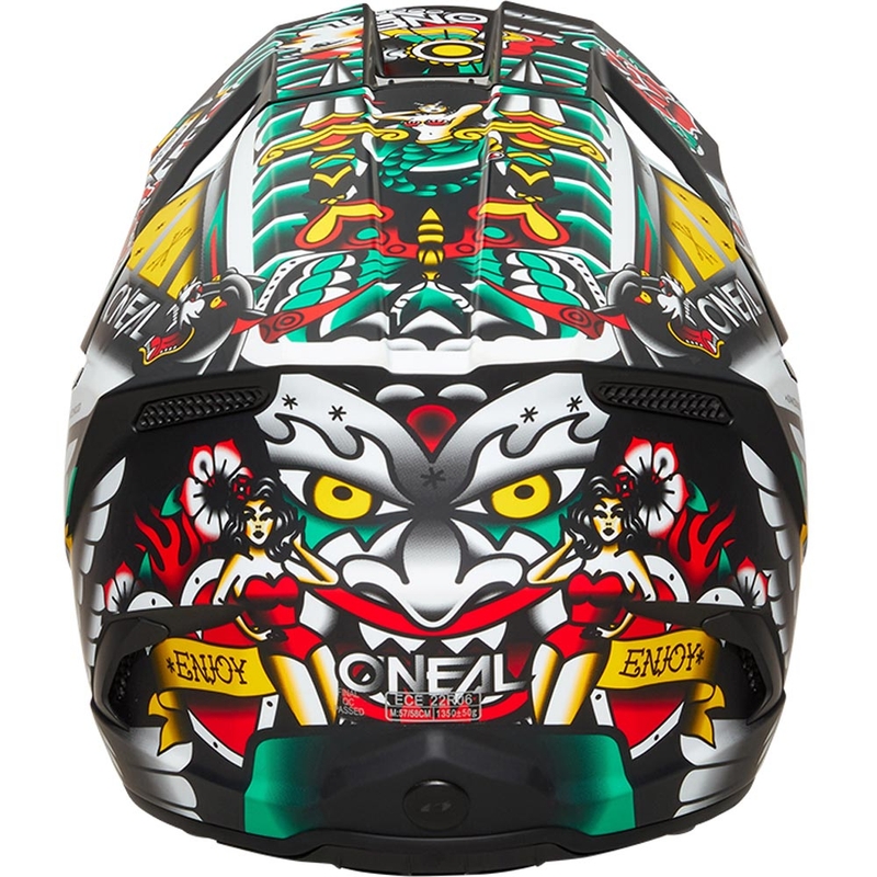 Dječja motokros kaciga O'Neal 3SRS Inked višebojna
