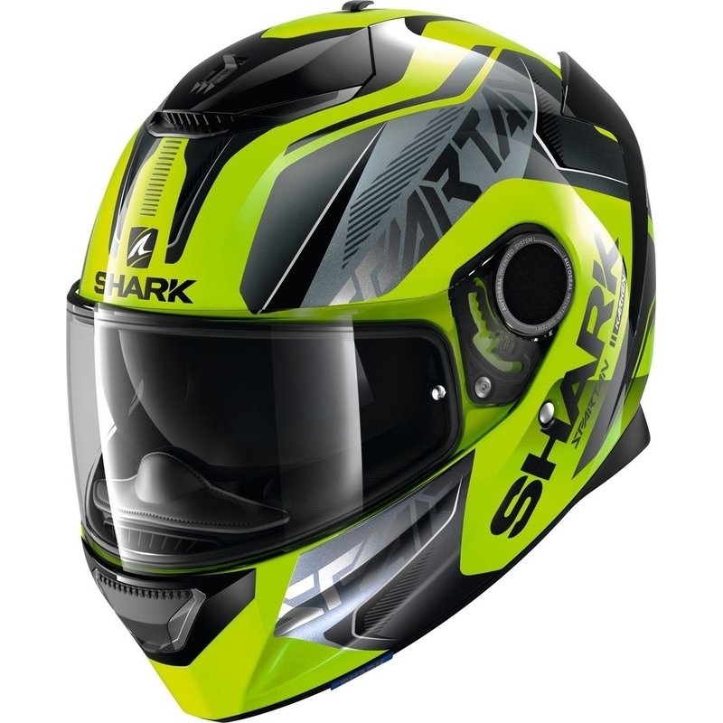 Integralna kaciga SHARK SPARTAN Karken crno-fluo žuta rasprodaja