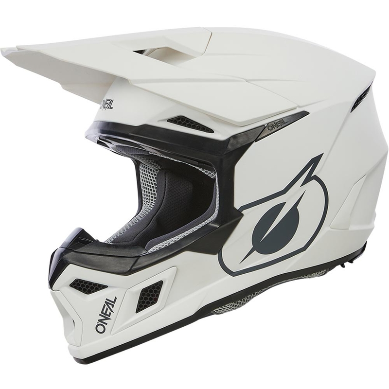 Motokros kaciga O´Neal 3SRS Solid mat bijela