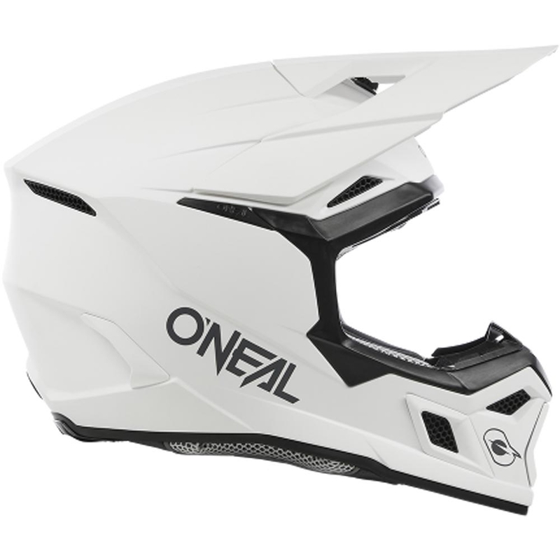 Motokros kaciga O´Neal 3SRS Solid mat bijela