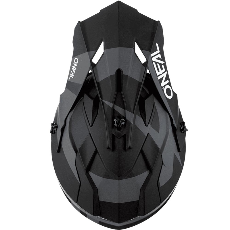 Motokros kaciga O'Neal 2SRS Slick crno-siva
