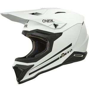 Motokros kaciga O'Neal 1SRS Solid mat bijela