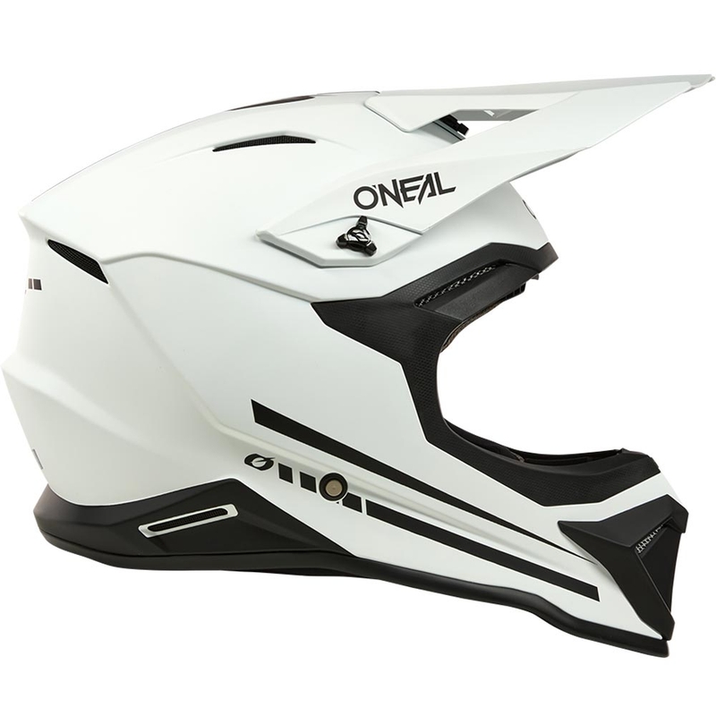Motokros kaciga O'Neal 1SRS Solid mat bijela
