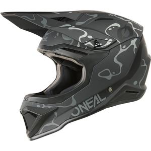 Motokros kaciga O´Neal 1SRS Splash mat crno-siva