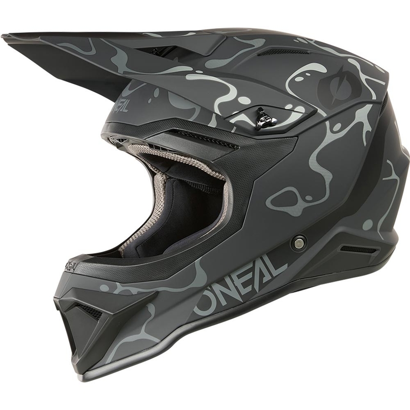 Motokros kaciga O´Neal 1SRS Splash mat crno-siva