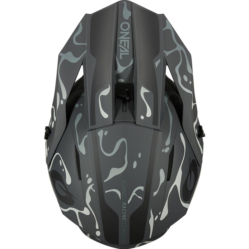 Motokros kaciga O´Neal 1SRS Splash mat crno-siva