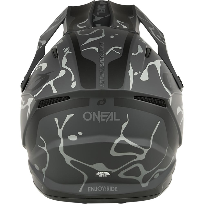 Motokros kaciga O´Neal 1SRS Splash mat crno-siva