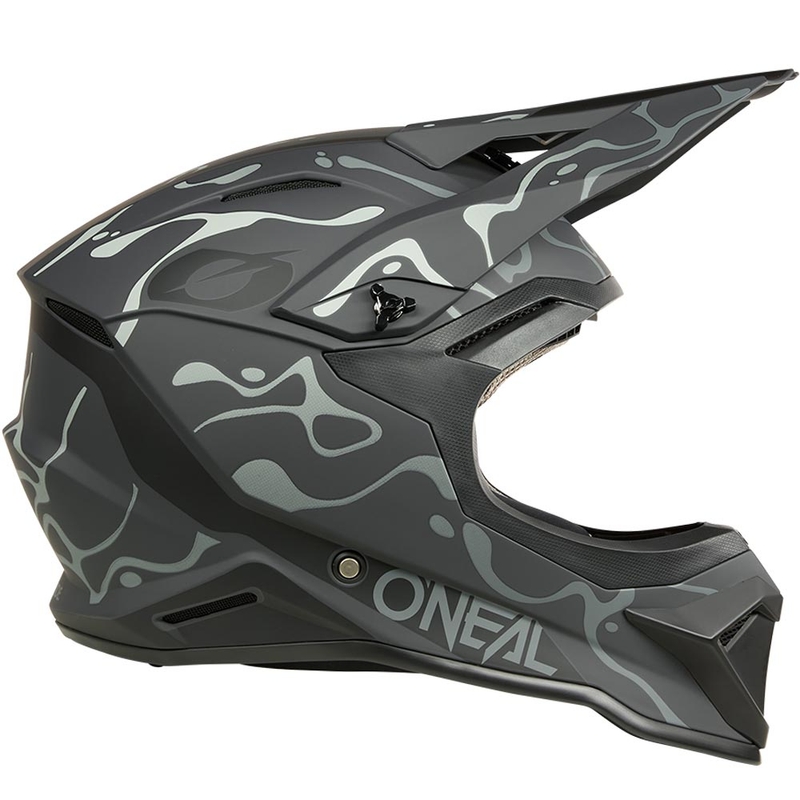 Motokros kaciga O´Neal 1SRS Splash mat crno-siva