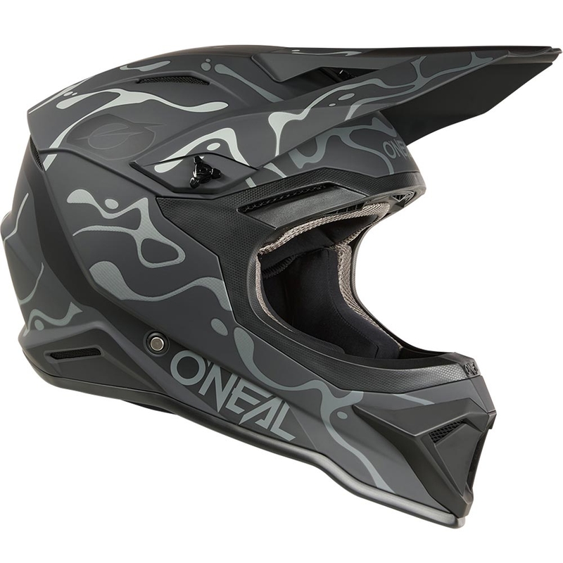 Motokros kaciga O´Neal 1SRS Splash mat crno-siva