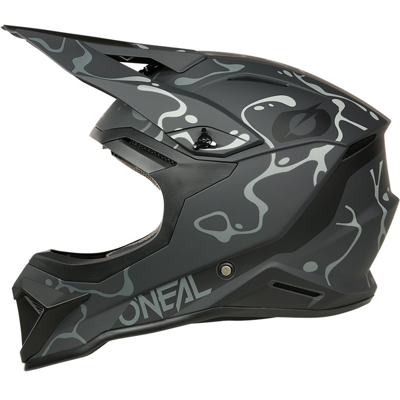 Motokros kaciga O´Neal 1SRS Splash mat crno-siva