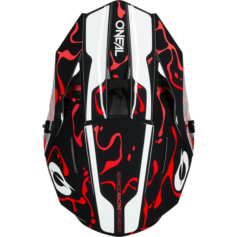 Motokros kaciga O´Neal 1SRS Splash crno-crvena
