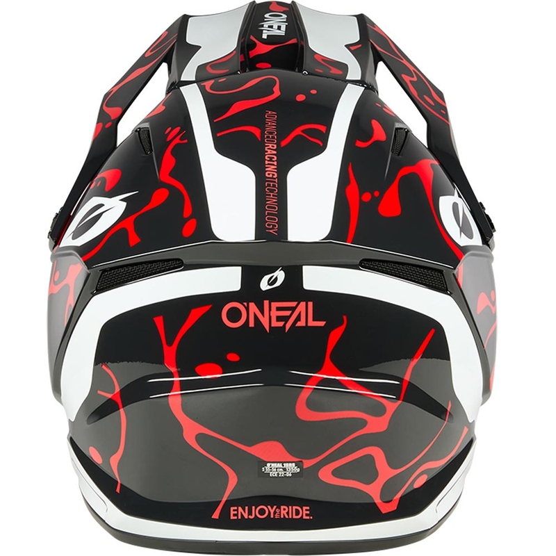 Motokros kaciga O´Neal 1SRS Splash crno-crvena