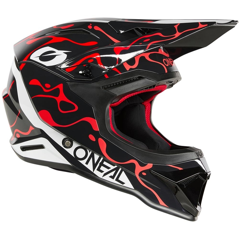 Motokros kaciga O´Neal 1SRS Splash crno-crvena