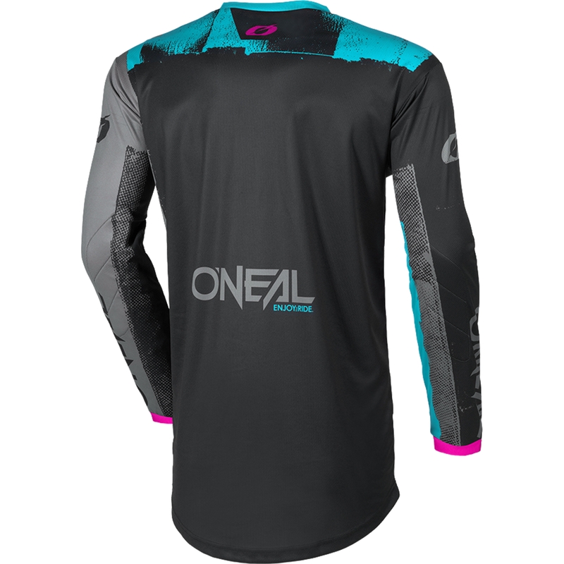 Ženski motokros dres O'Neal Element Roller, crno-plavi