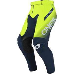 O'Neal Mayhem Hexx motokros hlače plavo-fluo žute