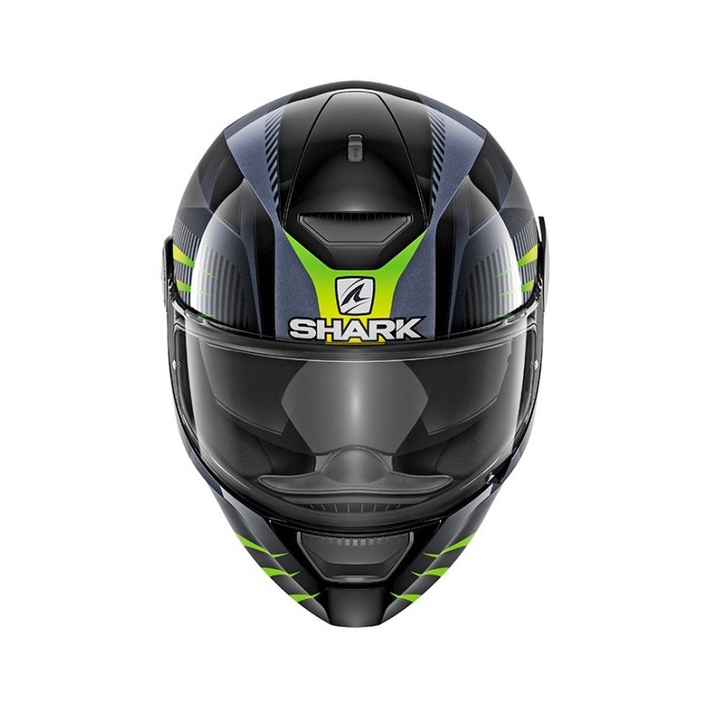 Integralna kaciga SHARK D-SKWAL Mercurium crna-siva-fluo zelena rasprodaja