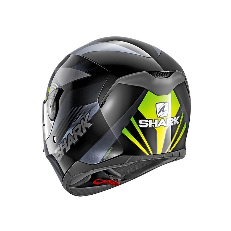 Integralna kaciga SHARK D-SKWAL Mercurium crna-siva-fluo zelena rasprodaja