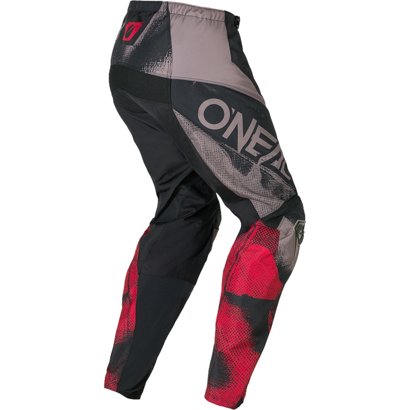 O´Neal Element Roller motokros hlače sivo-crvene boje