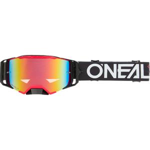 Motokros naočale O´Neal B-33 Hexa crno-crvene (iridij crveni pleksiglas)