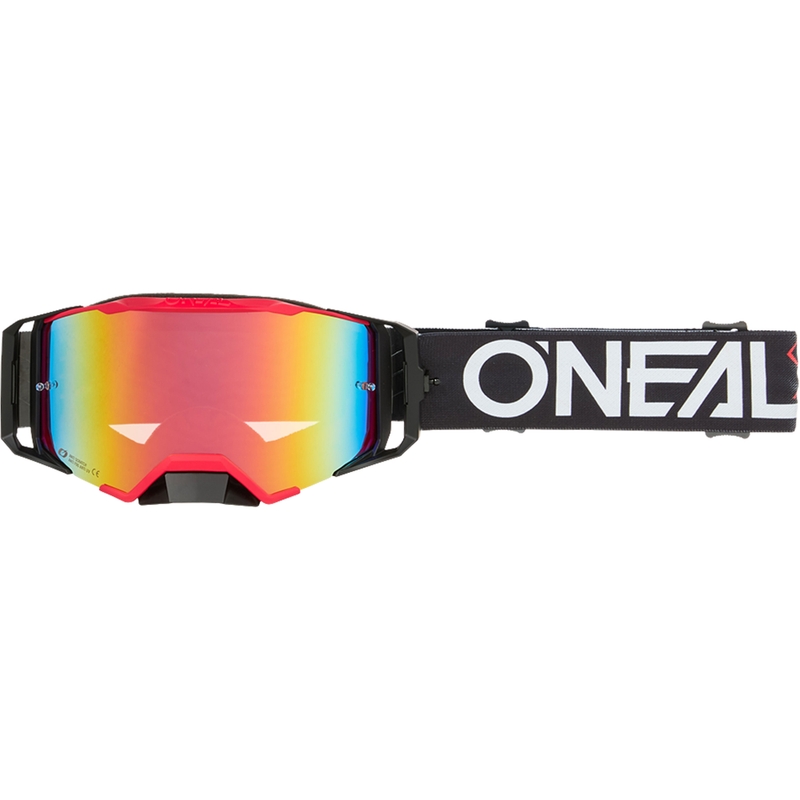 Motokros naočale O´Neal B-33 Hexa crno-crvene (iridij crveni pleksiglas)