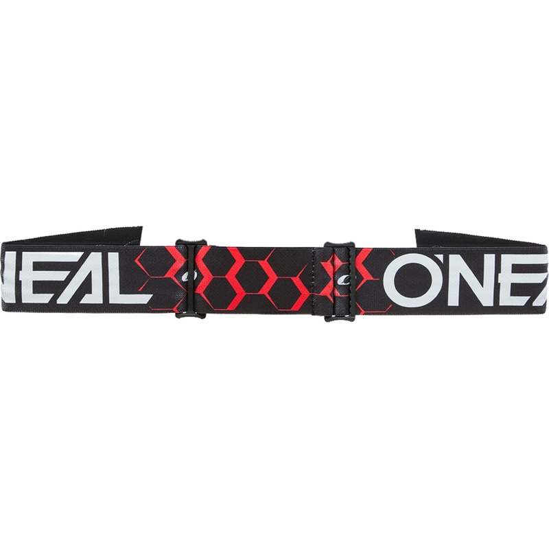 Motokros naočale O´Neal B-33 Hexa crno-crvene (iridij crveni pleksiglas)