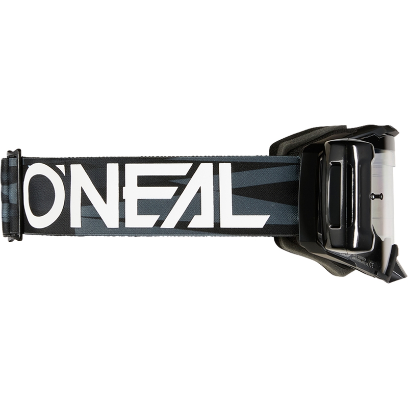 Motokros naočale O´Neal B-33 Ictus crno-bijele s Roll Off sustavom (prozirni pleksiglas)