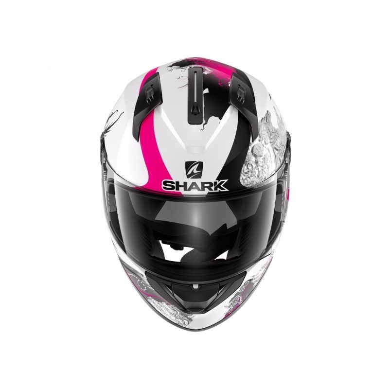 Integralna kaciga SHARK RIDILL 1.2 Spring bijelo-crno-roza