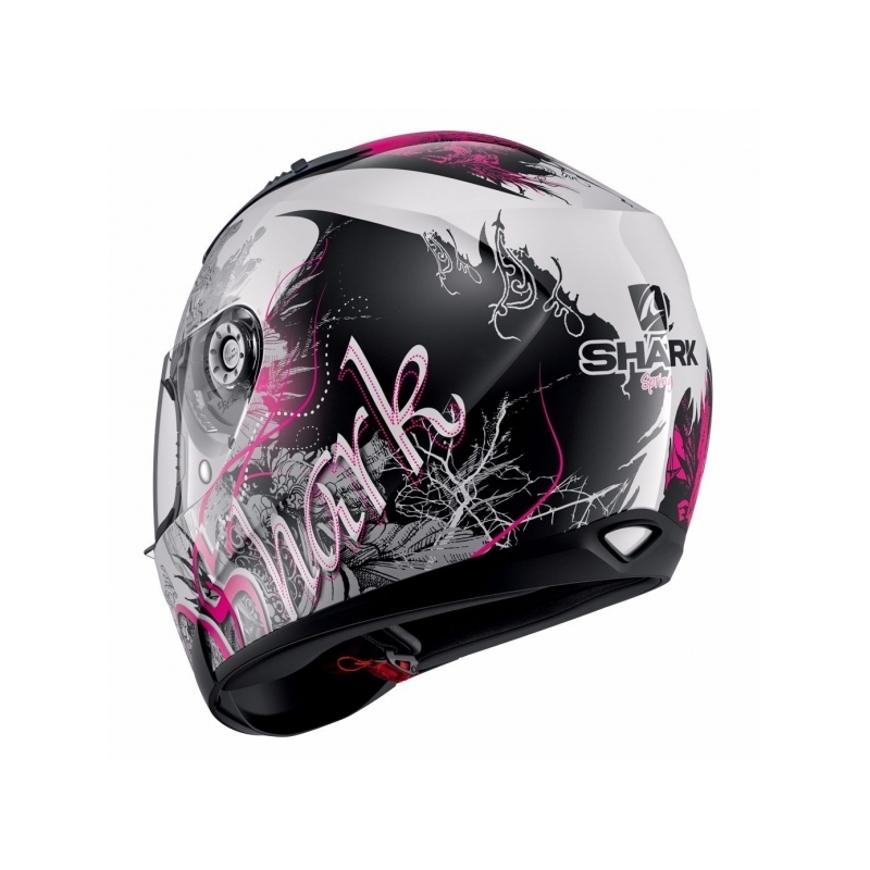 Integralna kaciga SHARK RIDILL 1.2 Spring bijelo-crno-roza