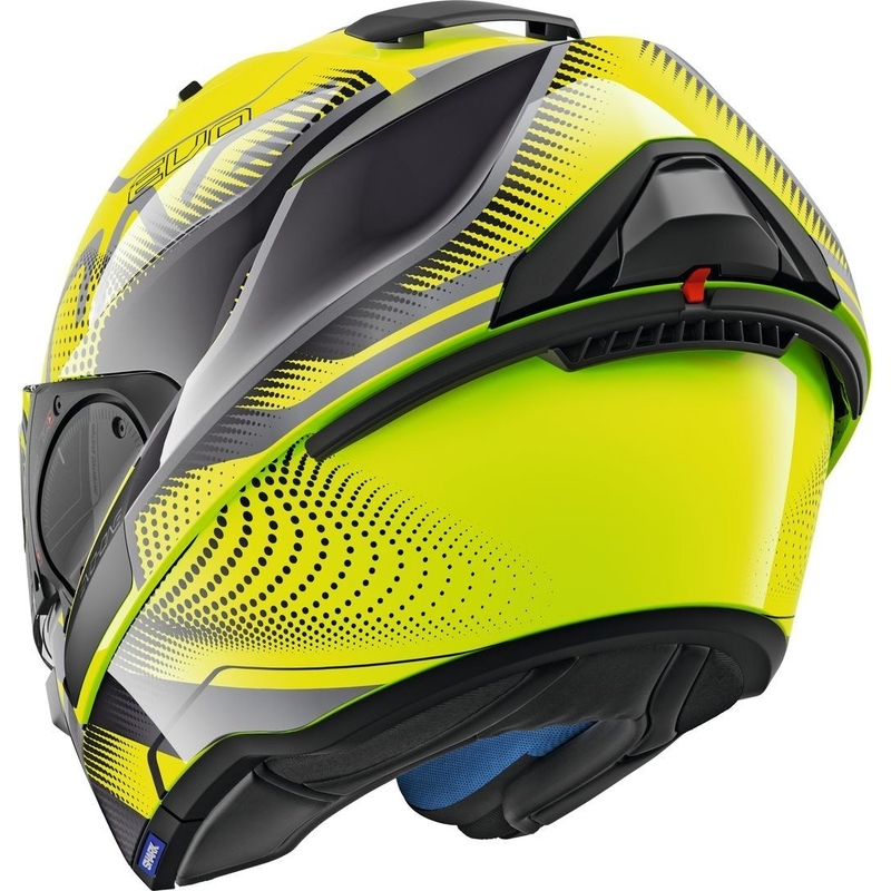 SHARK EVO-ONE 2 Flip Up kaciga Keenser žuto-crna rasprodaja
