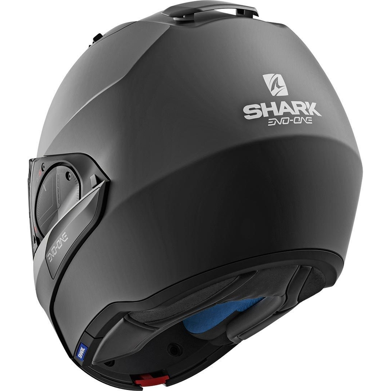 Preklopna kaciga SHARK EVO-ONE 2 Blank Mat crna mat