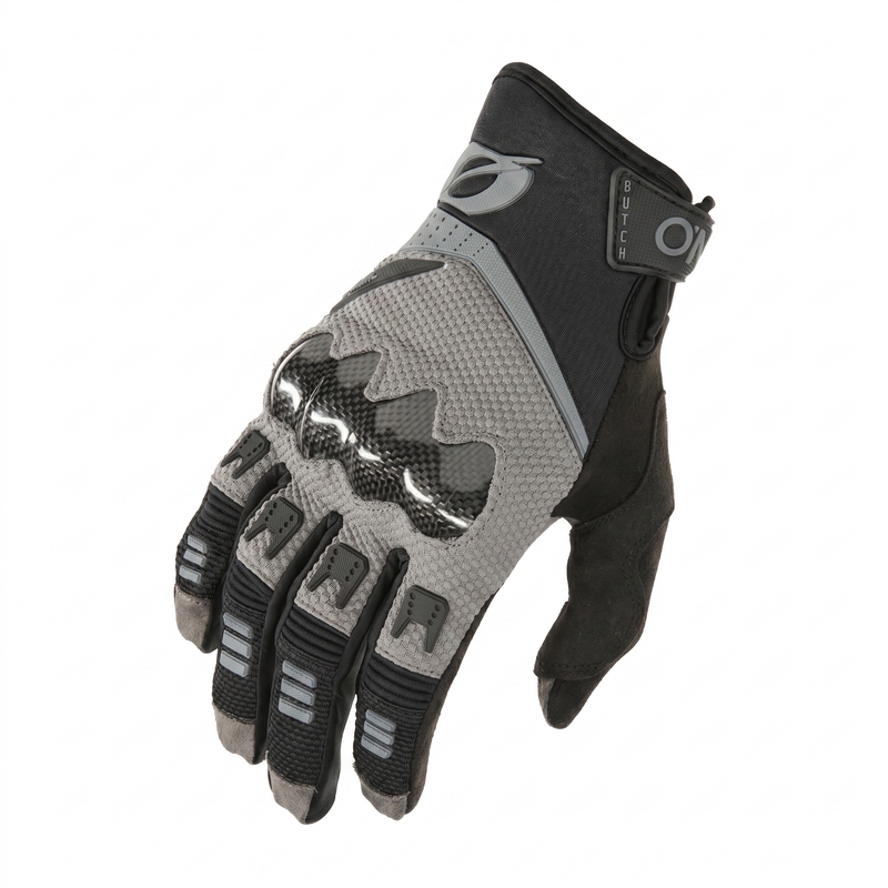 Motokros rukavice O´Neal Butch Carbon CE sivo-crne