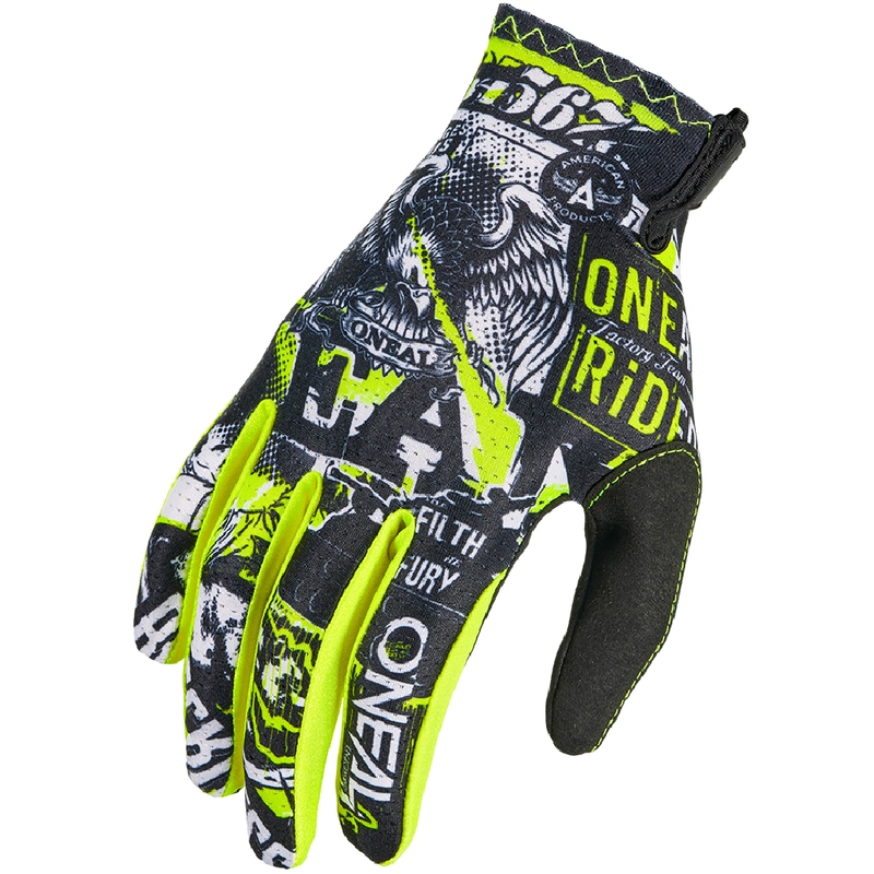 O'Neal Matrix Attack motokros rukavice crno-fluo žute