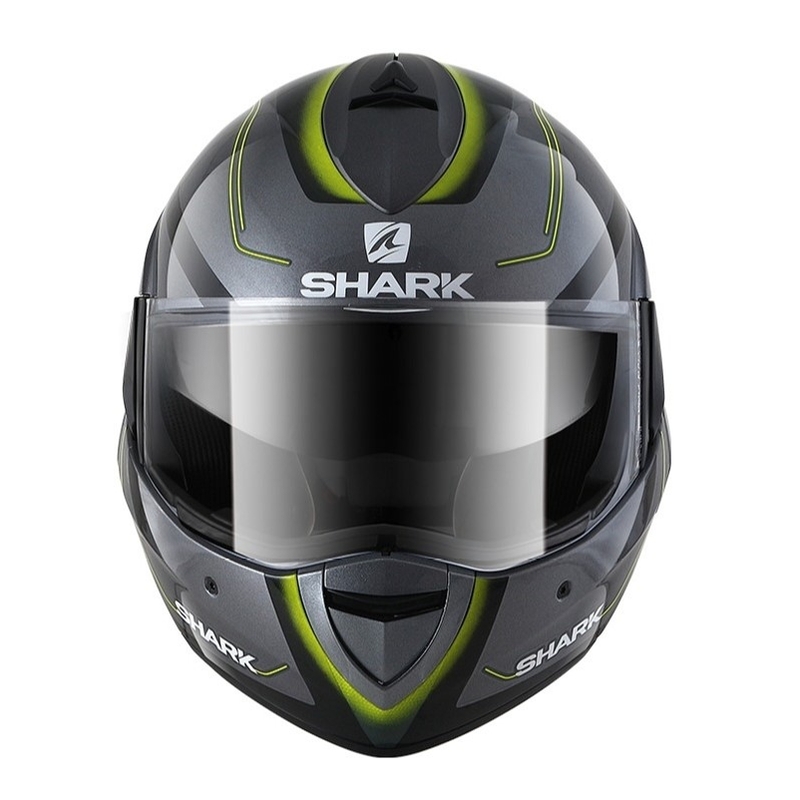 SHARK EVOLINE 3 Flip Up kaciga Hyrium Mat sivo-crno-žuta rasprodaja
