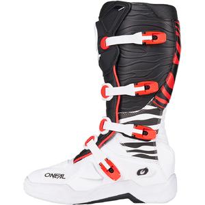 Motokros čizme O´Neal 3SRS Zebra crno-bijelo-crvene
