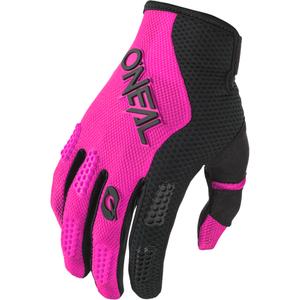 Ženske motokros rukavice O´Neal Element Racewear crno-roze