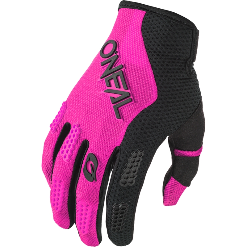 Ženske motokros rukavice O´Neal Element Racewear crno-roze