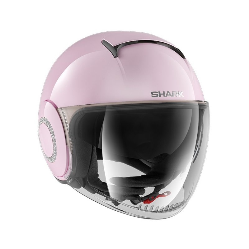 Otvorena kaciga SHARK NANO CRYSTAL by Swarovski pink