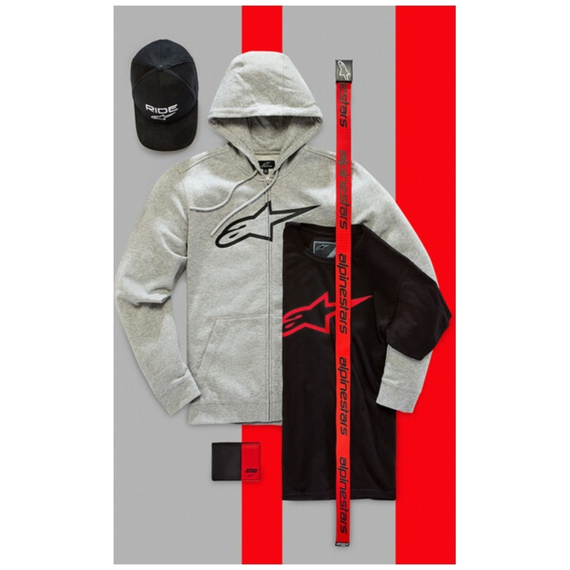 Alpinestars Linear Web pojas crno-crveni