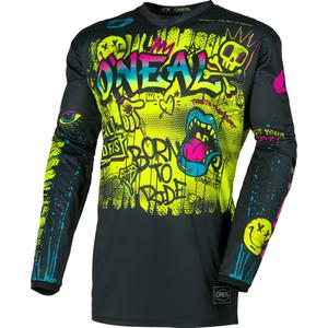 O'Neal Element Rancid Dječji Motokros Dres Crno-Fluorescentno Žuti